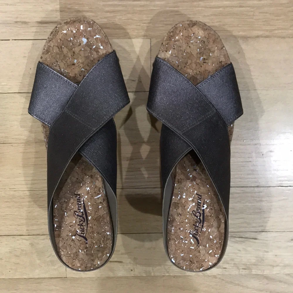 - Lucky brand cork wedge